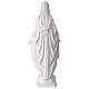 Estatua Virgen Milagrosa resina blanca 50 cm s9