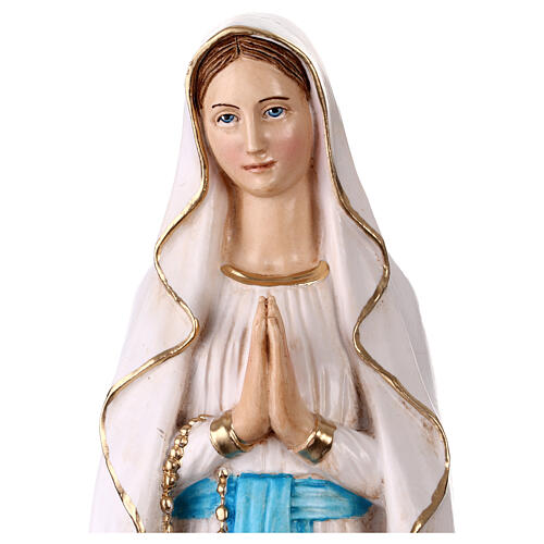 Unsere Liebe Frau von Lourdes – handbemalte Statue aus Resin, 50 cm 2