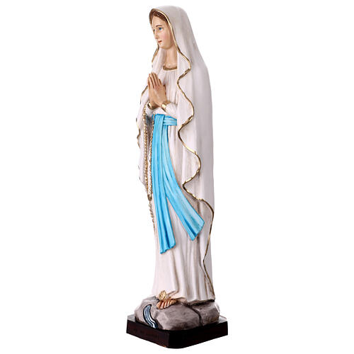 Unsere Liebe Frau von Lourdes – handbemalte Statue aus Resin, 50 cm 3