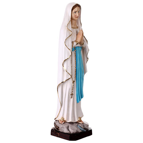 Unsere Liebe Frau von Lourdes – handbemalte Statue aus Resin, 50 cm 5