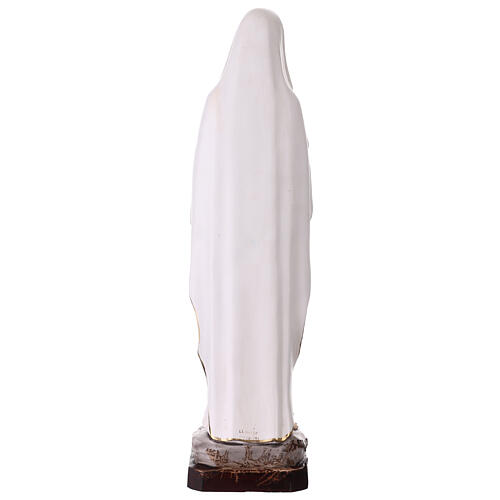 Virgen de Lourdes estatua resina pintada 50 cm 9