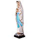 Virgen de Lourdes estatua resina pintada 50 cm s3