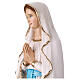 Virgen de Lourdes estatua resina pintada 50 cm s6