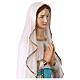 Virgen de Lourdes estatua resina pintada 50 cm s7