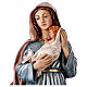 Statua Madonna con bambino resina dipinta 55 cm s2