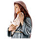 Statua Madonna con bambino resina dipinta 55 cm s5