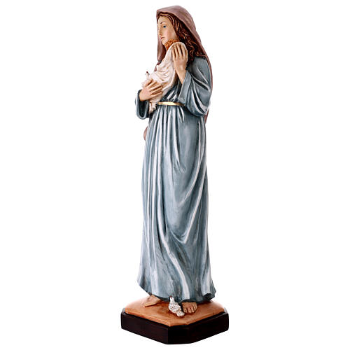 Figura Matki Boskiej z Dzieciątkiem, 55 cm, żywica malowana 3