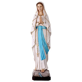 Estatua Virgen de Lourdes 60 cm resina pintada