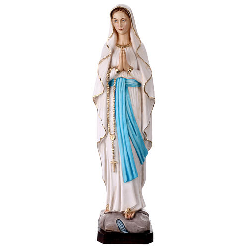 Estatua Virgen de Lourdes 60 cm resina pintada 1