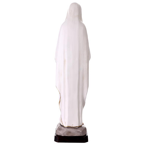 Estatua Virgen de Lourdes 60 cm resina pintada 8