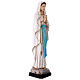 Statua Madonna di Lourdes 60 cm resina dipinta s6