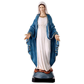 Estatua Virgen Milagrosa resina pintada 60 cm