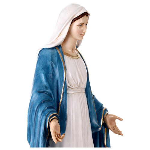 Statua Madonna Miracolosa resina dipinta 60 cm 10
