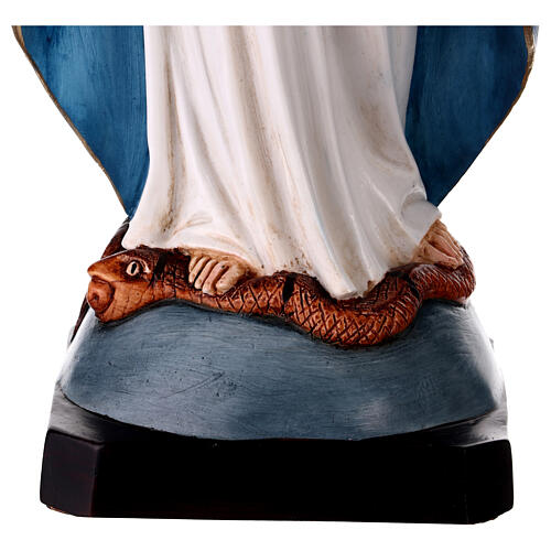 Miraculous Mary statue in painted resin, 60 cm 4