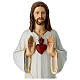 Statua Gesù maestro con cuore votivo resina 60 cm s2