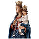Statua Nostra Signora del Rosario 55 cm resina dipinta s4