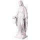 Statua Madonna Miracolosa 80 cm resina bianca s5