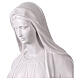 Statua Madonna Miracolosa 80 cm resina bianca s6