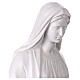 Statua Madonna Miracolosa 80 cm resina bianca s9