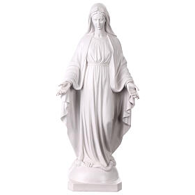 Cudowna Madonna figura 80 cm, biała żywica