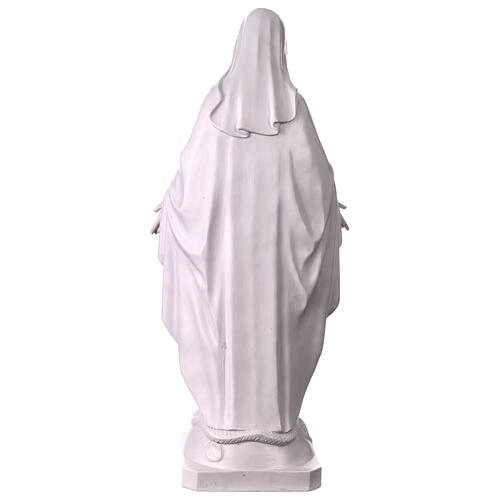 Miraculous Madonna Statue 80 cm White Resin 11