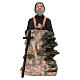 Painted resin statue of Saint Maron, 11x5x10 in s6