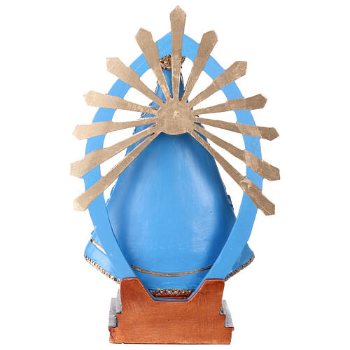 Virgen de Luján estatua resina pintada 35 cm 8