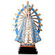 Virgen de Luján estatua resina pintada 35 cm s1