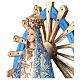 Virgen de Luján estatua resina pintada 35 cm s4
