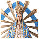 Estátua da Nossa Senhora de Luján pintada em resina de 35 cm s2