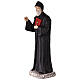 Coloured resin statue of Saint Charbel, 16 in s10