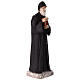 Coloured resin statue of Saint Charbel, 16 in s12
