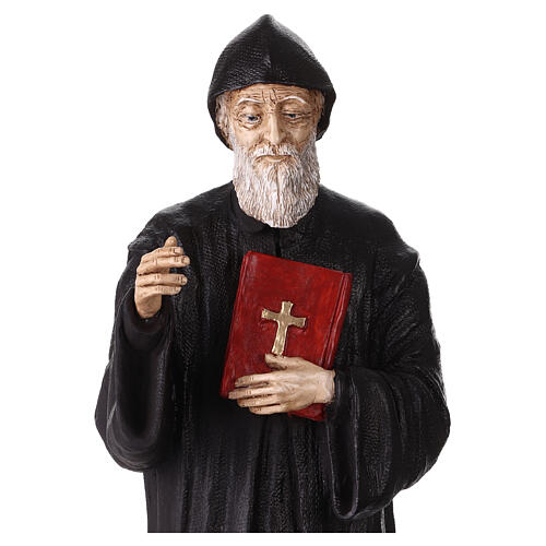 Statue Saint Charbel résine colorée 40 cm 9