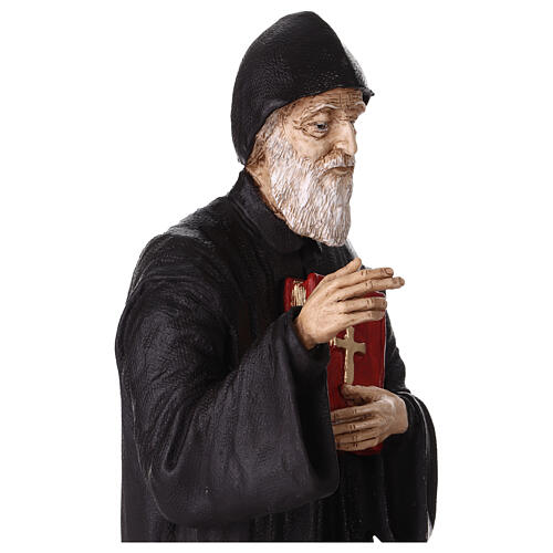 Statue Saint Charbel résine colorée 40 cm 13