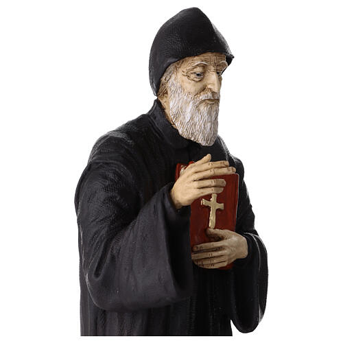 Święty Szarbel figura żywica kolorowa, 40 cm 6