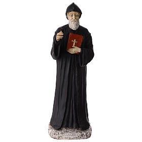 Statue of Saint Charbel, colored resin, 40 cm