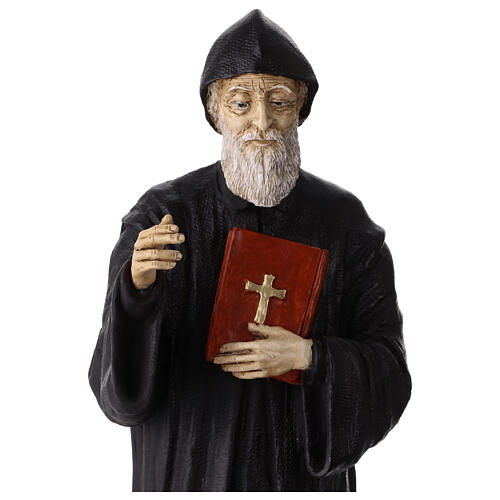 Statue of Saint Charbel, colored resin, 40 cm 2