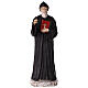 Statue of Saint Charbel, colored resin, 40 cm s8