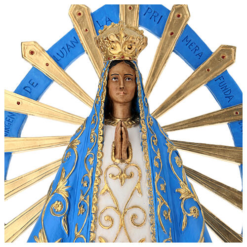 Statua Madonna di Lujan resina dipinta 60 cm 2