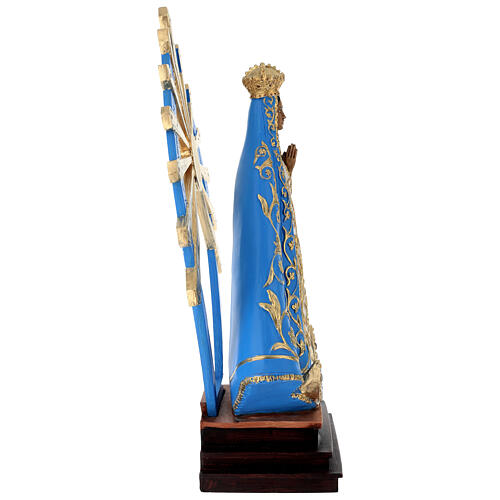 Statua Madonna di Lujan resina dipinta 60 cm 9