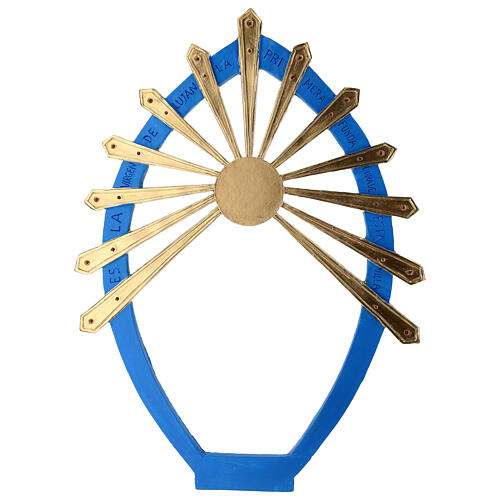Statua Madonna di Lujan resina dipinta 60 cm 13
