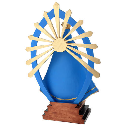 Statua Madonna di Lujan resina dipinta 60 cm 14