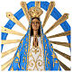 Statua Madonna di Lujan resina dipinta 60 cm s2