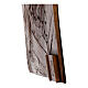 Chemin de Croix effet bois en résine 15 stations 36x27x1 cm s17