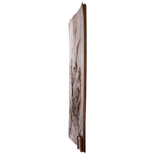 Via Crucis effetto legno in resina 15 stazioni 36x27x1 cm 18