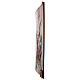 Via Crucis effetto legno in resina 15 stazioni 36x27x1 cm s18