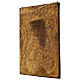 Via Crucis effetto legno in resina 15 stazioni 36x27x1 cm s19