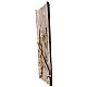 Via Crucis 15 stazioni resina marrone e oro 35X28X1 cm s18