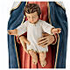 Gottesmutter mit dem Jesuskind – Statue aus bemaltem Resin, 80 cm s3