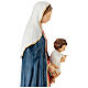 Gottesmutter mit dem Jesuskind – Statue aus bemaltem Resin, 80 cm s10